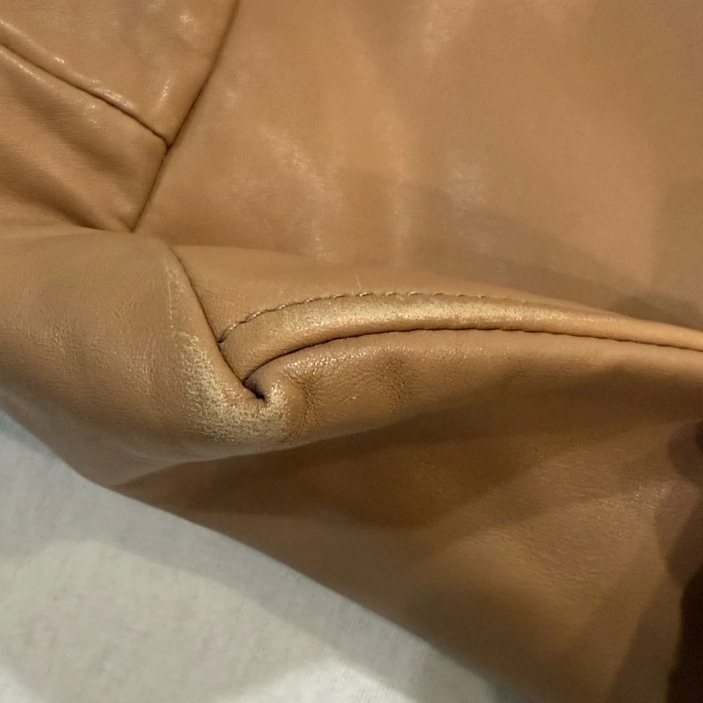 Prada Tan Leather Oversized Tote - Picture 9 of 15